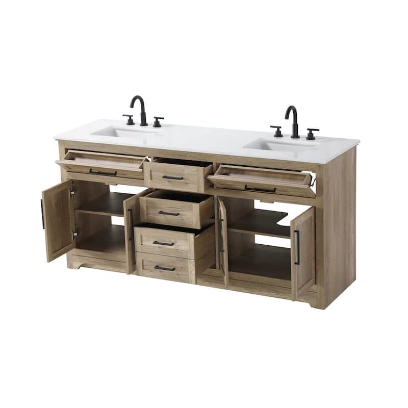 Nathaniel Double Bathroom Vanity (54-84 inch)