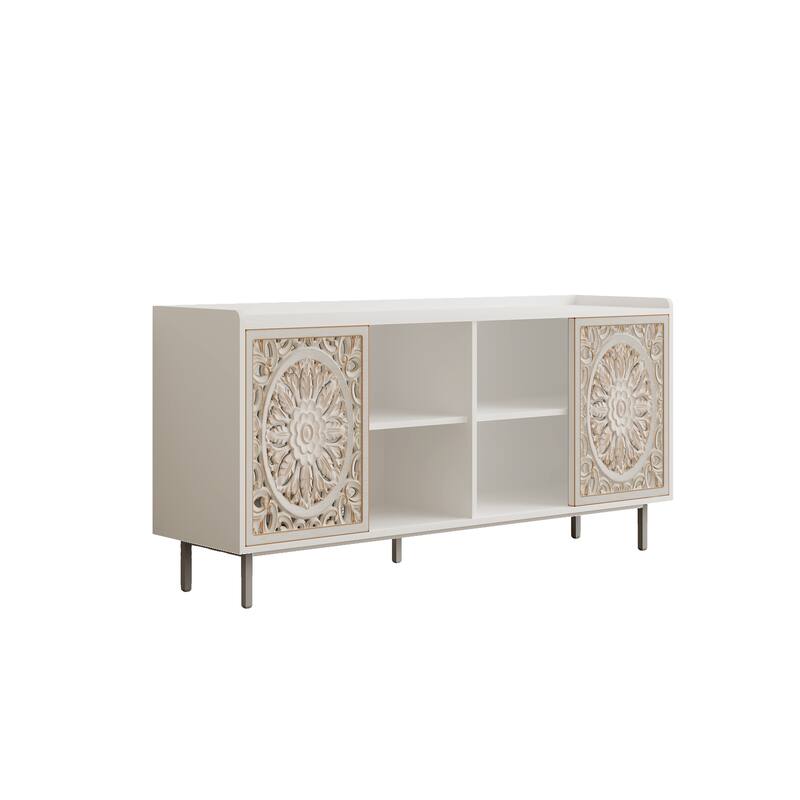 Mid Century Modern Tv Stand Kitchen Storage Curio Buffet Cabinet suitable for TV cabinets,tables,sideboards,decorative cabinets