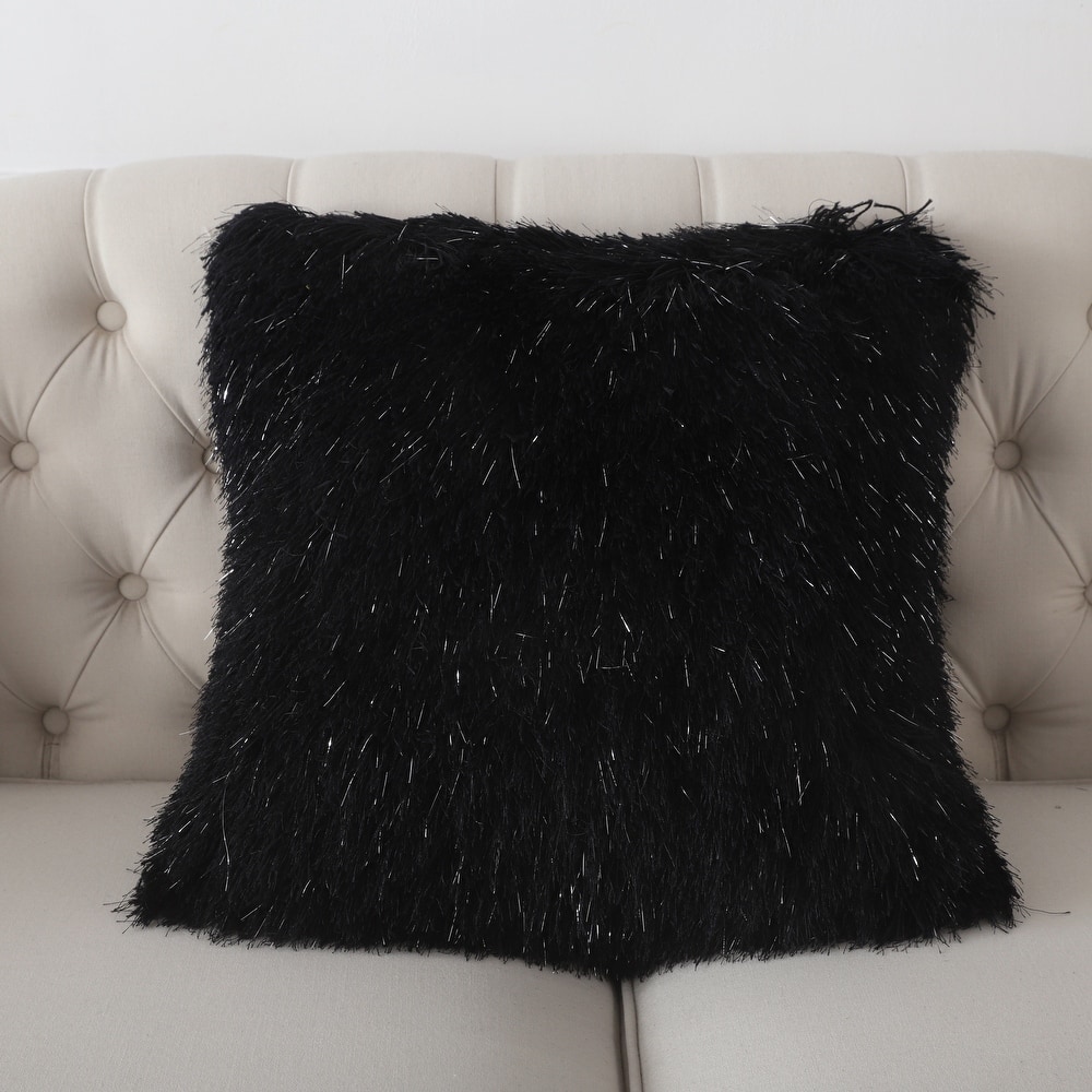 Manhattan Collection Shag Pillow