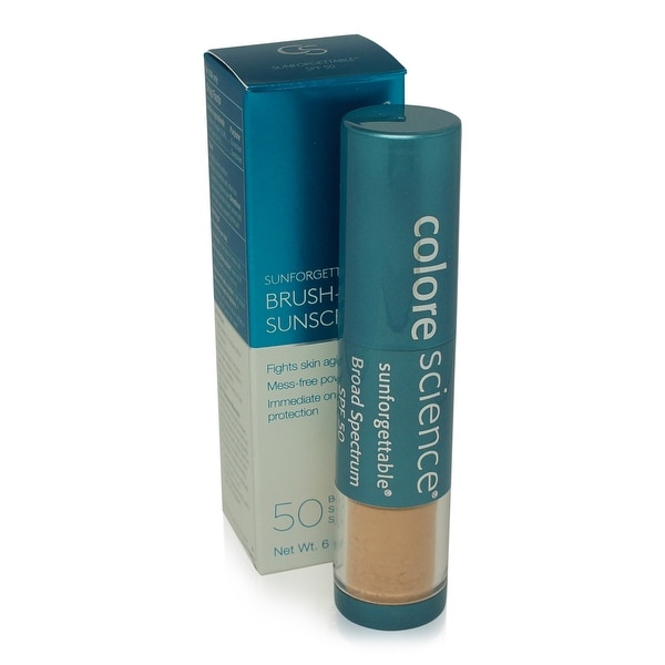 Colorescience Pro Sunforgettable Mineral Powder Brush-Medium SPF 50 Matte 0.21 Oz