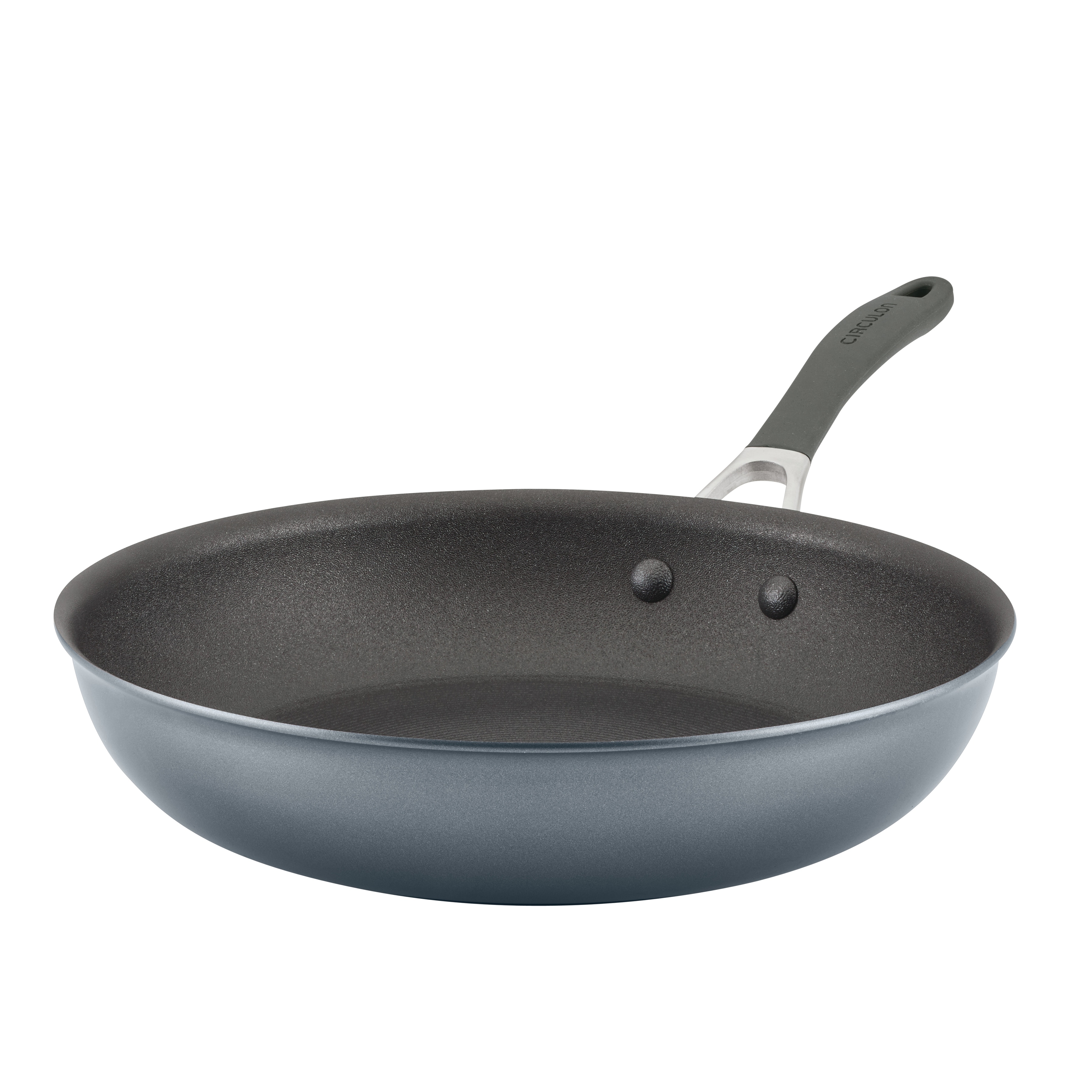Anolon X Hybrid Nonstick Induction Frying Pan, 10-Inch, Super Dark Gray
