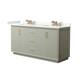 Option Light Green / Giotto Quartz Top / Satin Bronze