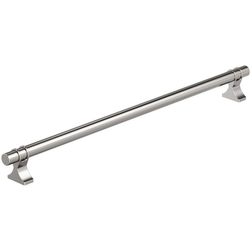 Amerock BP36698 Davenport 12-5/8" Center to Center Bar Cabinet Pull - Polished Nickel
