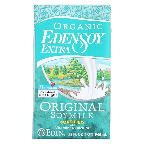Eden Foods Original Eden soy Organic - Extra - Case of 12 - 32 Fl oz.