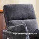 preview thumbnail 59 of 68, HOMYKA Power Rocker Swivel Recliner with USB and Type-C Ports