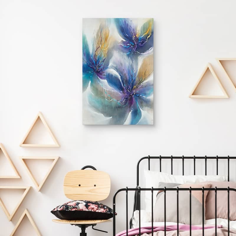 Amethyst Flicker by K. Nari Canvas Art Print