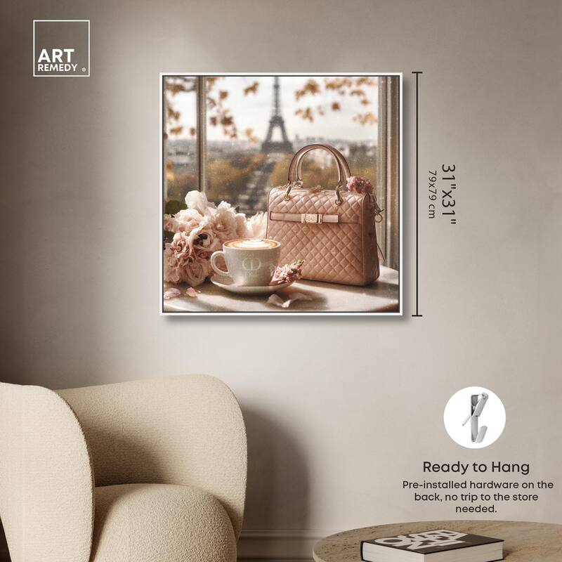Glam by the Window Paris Canvas by Art Remedy