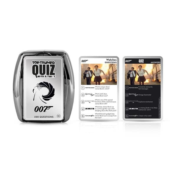 slide 2 of 4, James Bond Every Assignment Top Trumps Card Game