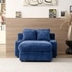 preview thumbnail 15 of 19, Oaks Aura 1-seat Corduroy Upholstery Sleeper Sofa, Modern Luxury Muticolors Choice Daybed