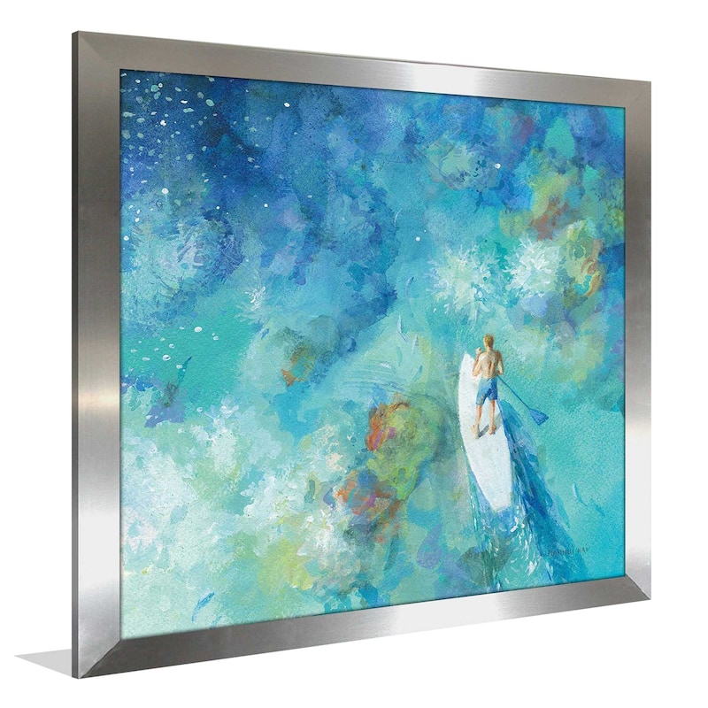 "Paddle Board Exploring II" by Danhui Nai Print on Acrylic.