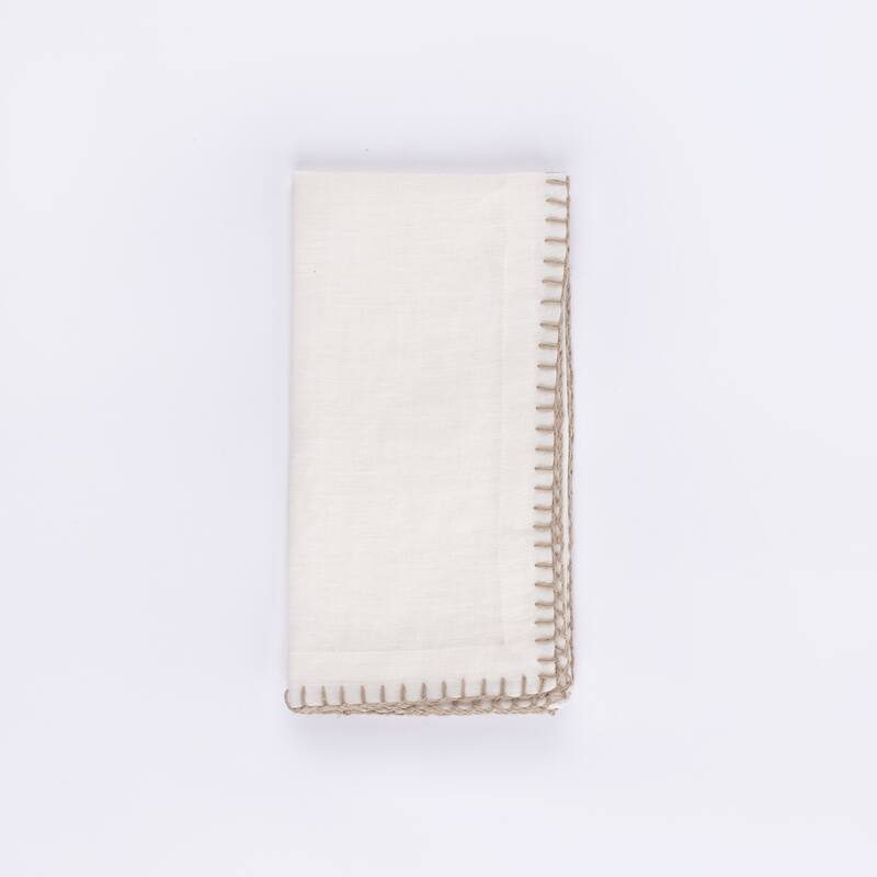 Brody, Linen, Dinner Napkin Set (Set of 4)