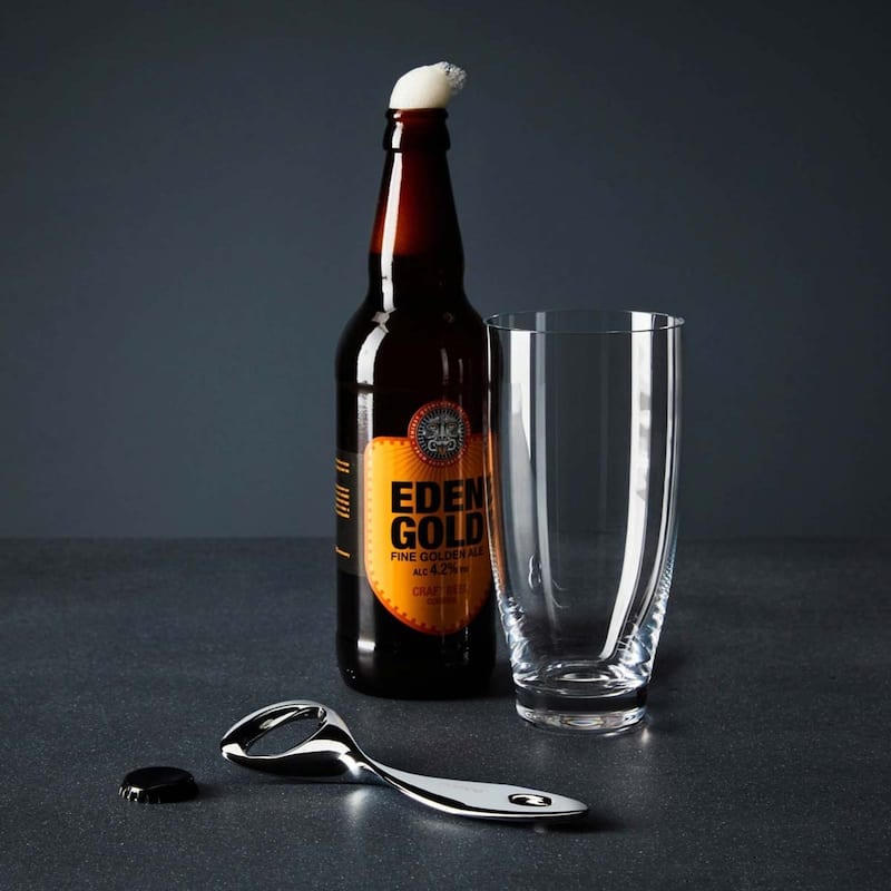 Nambe Twist Bottle Opener - 6.3" x 2.5" x 1.25"