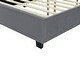 preview thumbnail 44 of 64, Upholstered Platform Bed with Soft Oversized Headboard and Storage Shelves