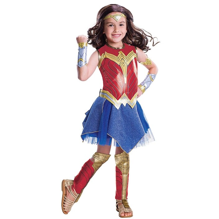 Shop Wonder Woman Movie Deluxe Child Costume Overstock 17883906