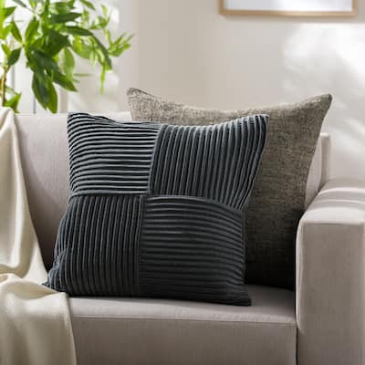 Maxence Modern & Contemporary Solid Color Throw Pillow