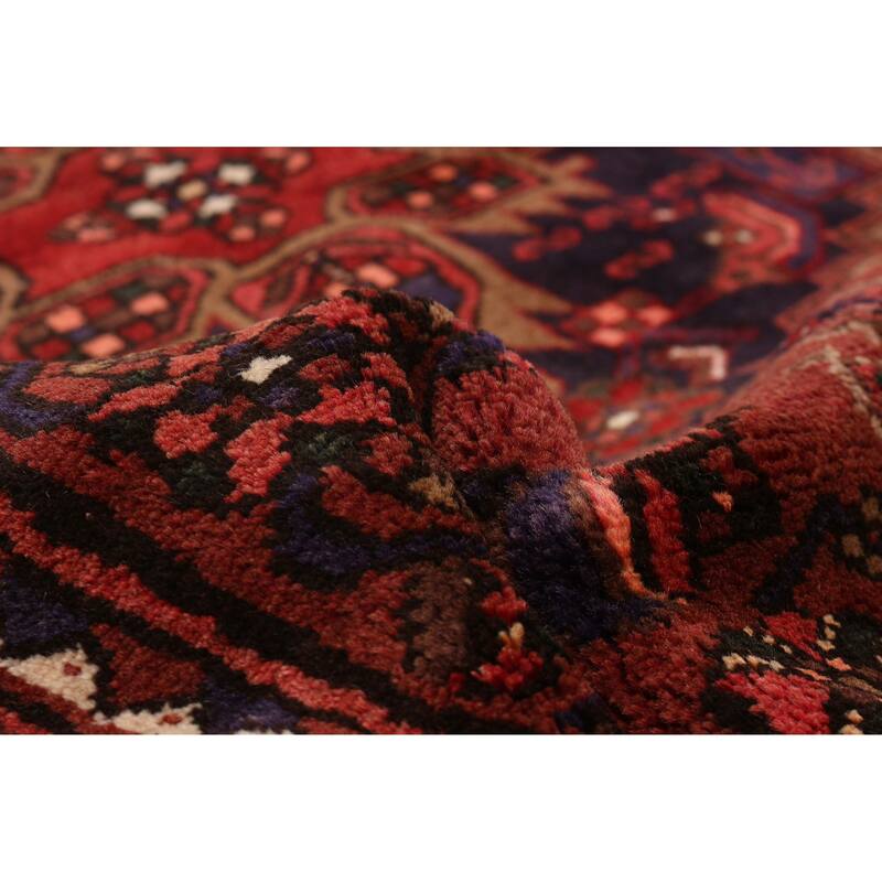 ECARPETGALLERY Hand-knotted Andelz Red Wool Rug - 4'3 x 7'9