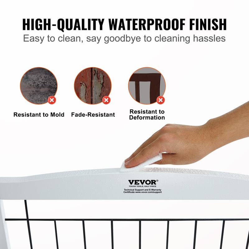 VEVOR Free Standing Dog Gate,Freestanding Pet Gate,for Wide and Narrow Passageways