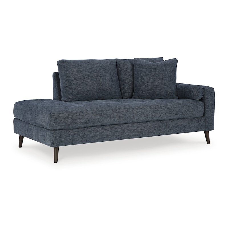 Signature Design by Ashley Bixler Blue Right-Arm Facing Corner Chaise - 37"W x 75"D x 37"H