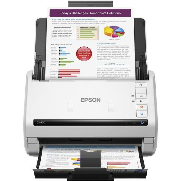 Shop Epson Workforce Ds 770 Sheetfed Scanner 600 Dpi Optical Overstock 16617033