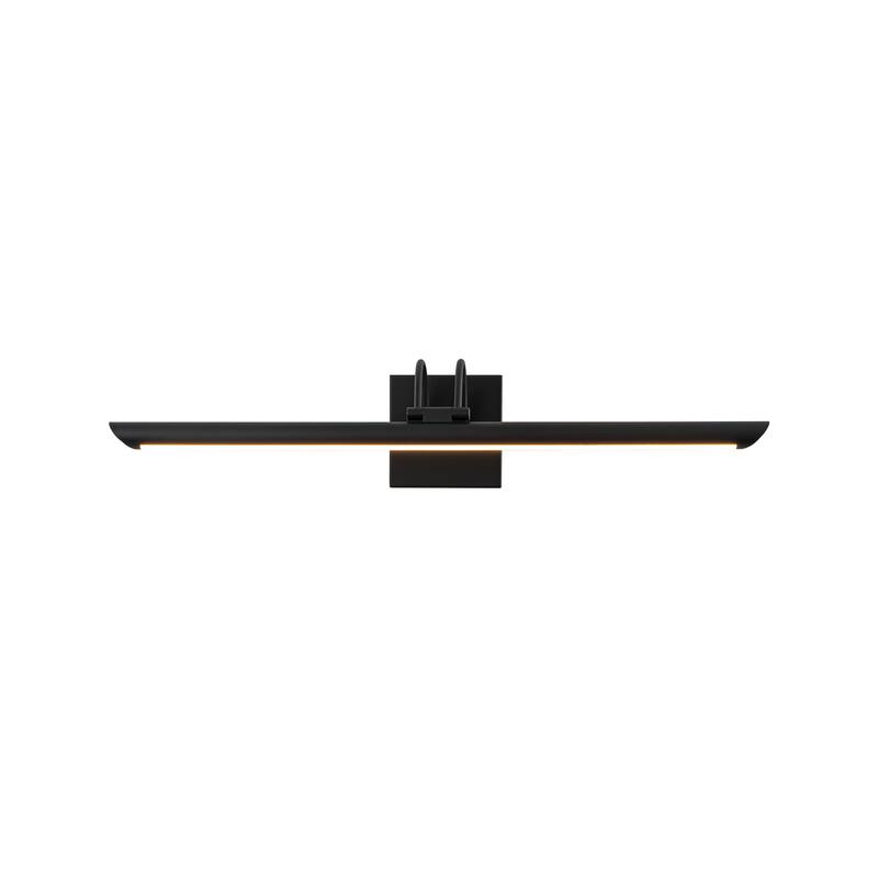1-Light Modern Black/Gold Linear Metal Adjustable LED Picture Light/Bathroom Vanity Light