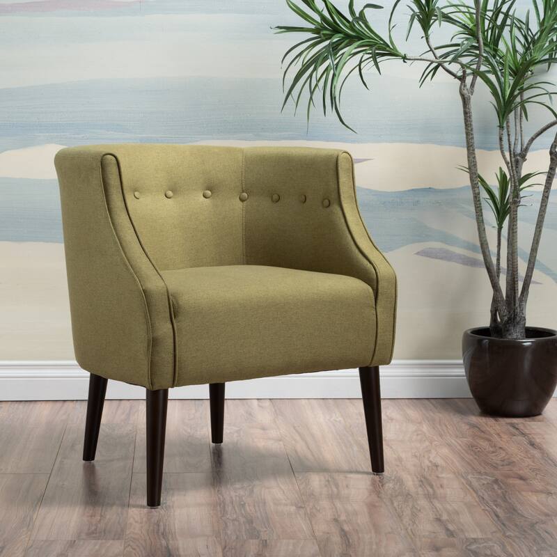 28.75" Button Tufted Club Chair