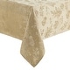 preview thumbnail 15 of 24, Elegant Woven Leaves Jacquard Damask Tablecloth