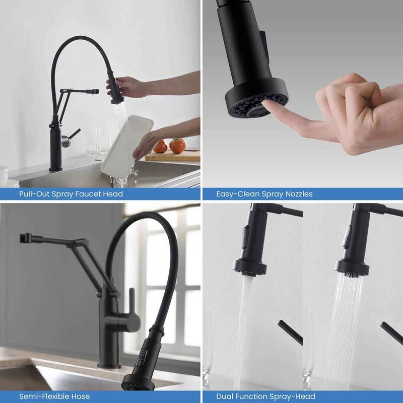 Engel Single Handle Pull Down Kitchen Faucet