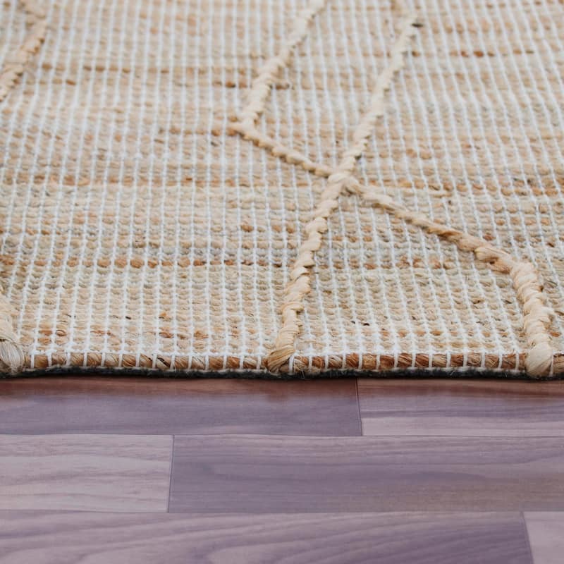 Sevita Natural Abstract Modern Area Rug