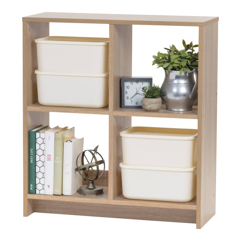 IRIS USA® 4-Cube Heavy Duty Organizer, Ash Brown