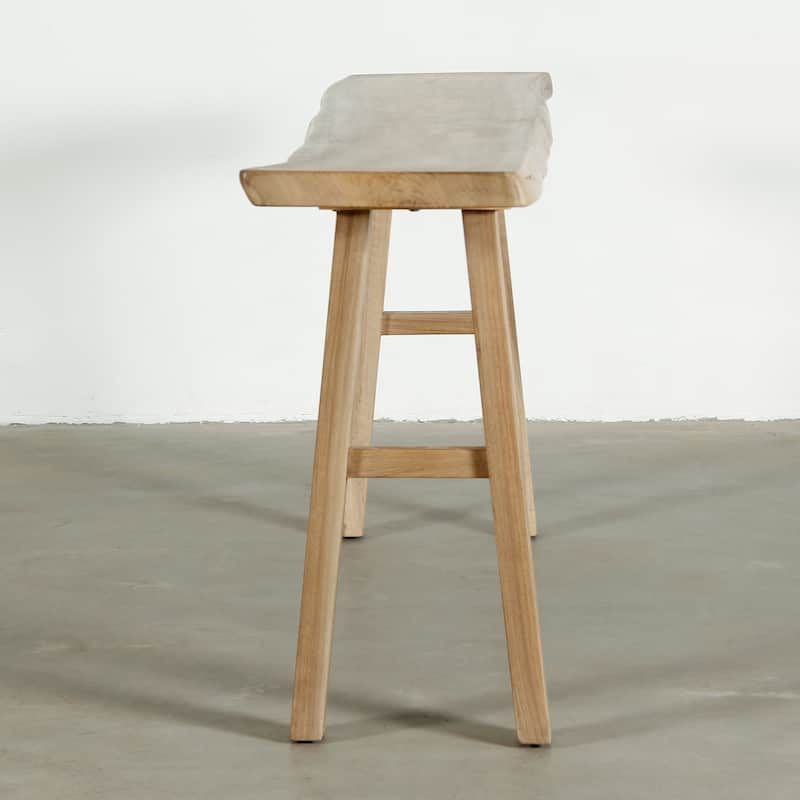 Artissance Live Edge Solid Walnut Wood Console Table, 78 Inch Wide, Natural Wood (Color & Size May Vary) - 78"W x 14"L x 31"H