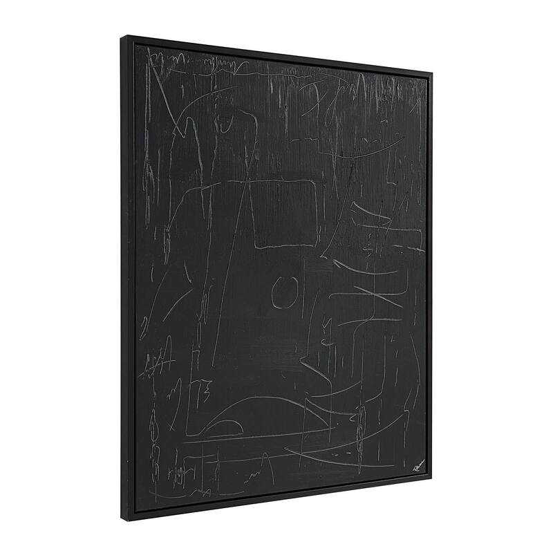 Renwil Haiku Canvas Wall Art with Black Frame