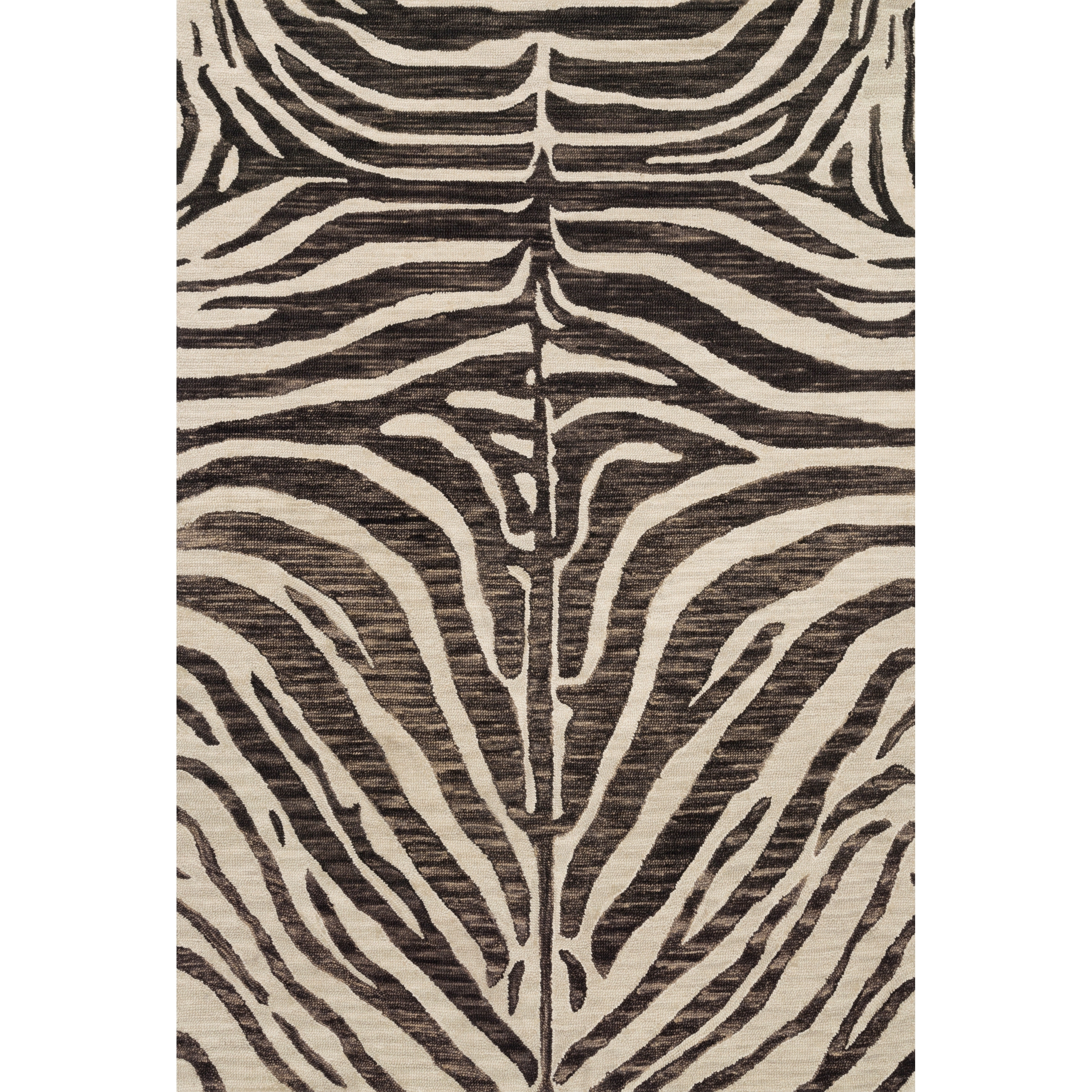 Rug様 Alexander Home Zawadi Moroccan Zebra Wool Area Rug - On Sale - Bed