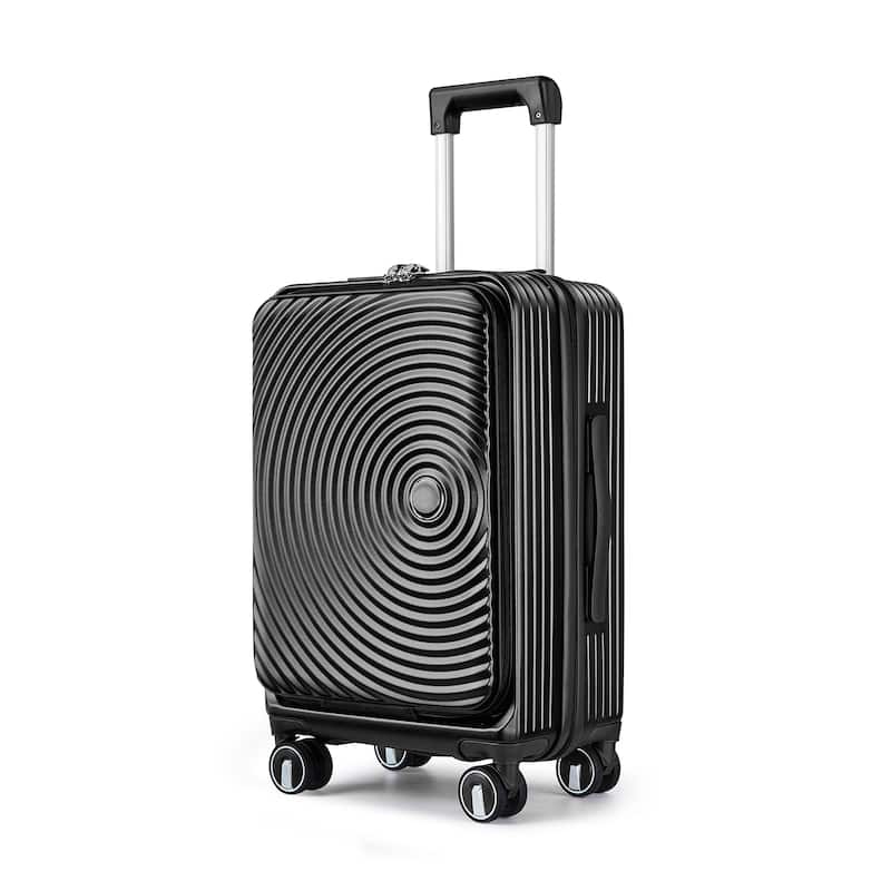 Luggage Sets 3 Piece(20/24/28), Expandable Carry On Luggage with TSA Lock, Front Pocket and Spinner Wheels