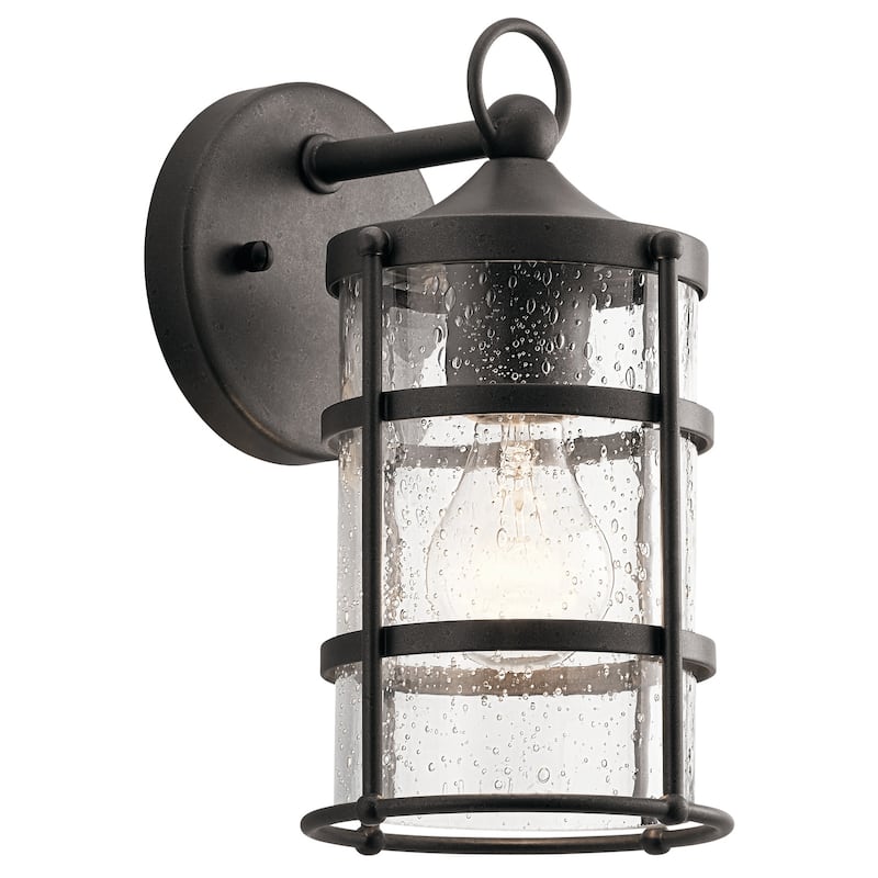 Kichler Mill Lane Single Light 10-1/4" Tall Outdoor Wall Sconce - Anvil Iron
