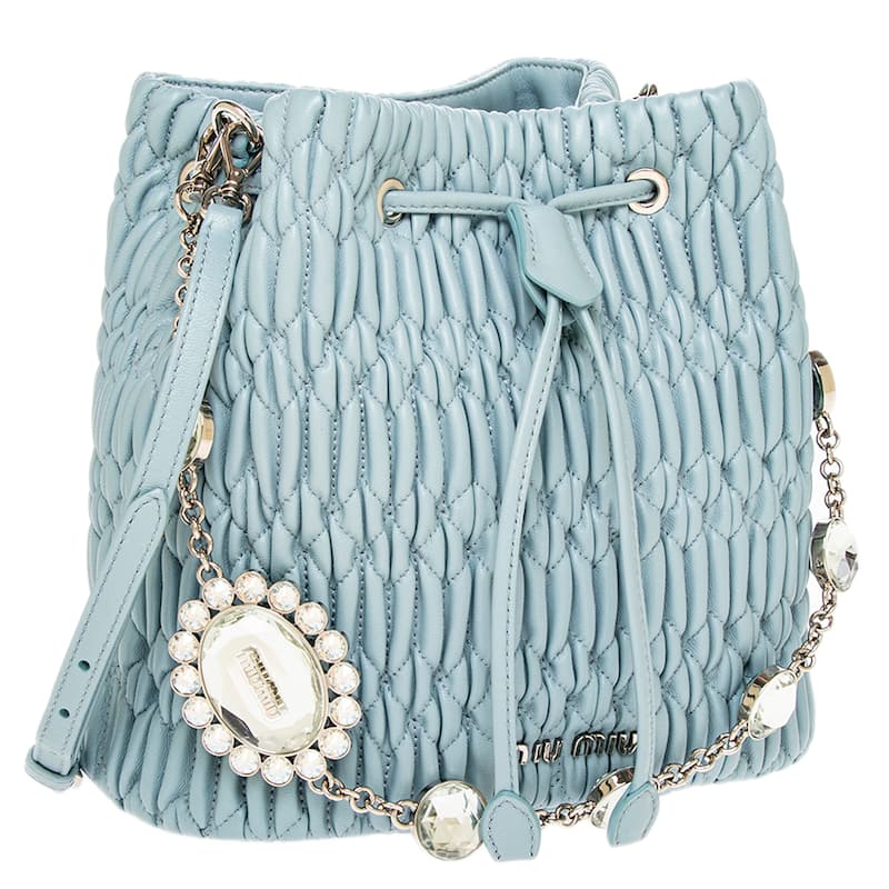 Miu Miu Matelasse Bucket Bag