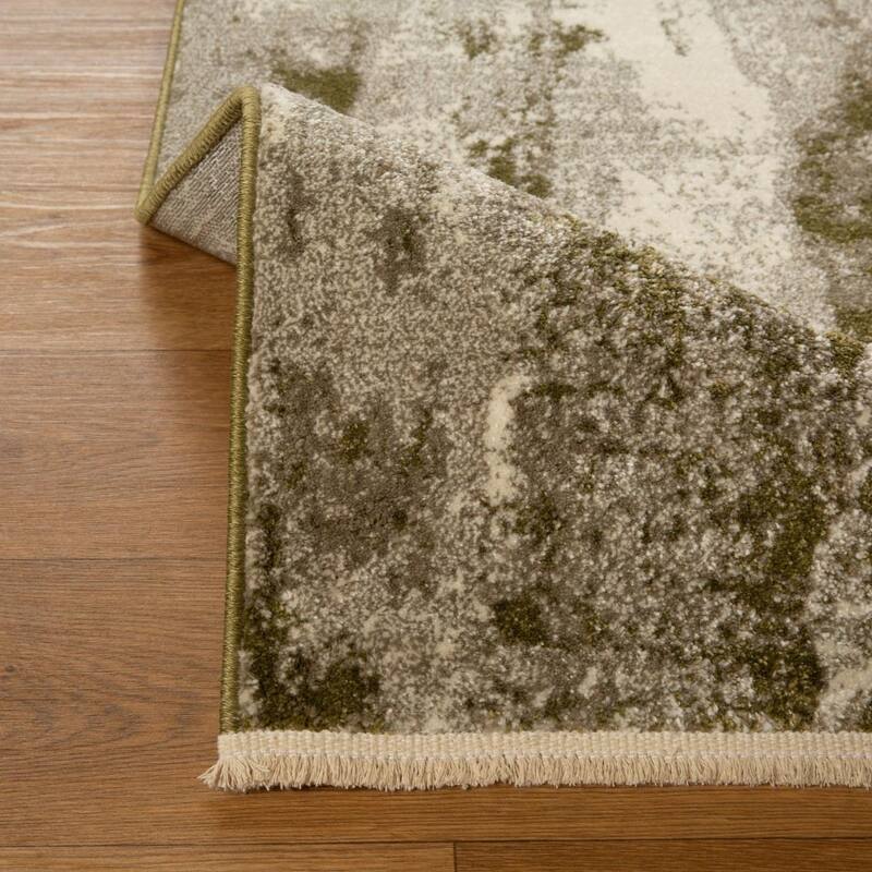Luxe Weavers Abstract Modern Fringe Living Room Area Rug