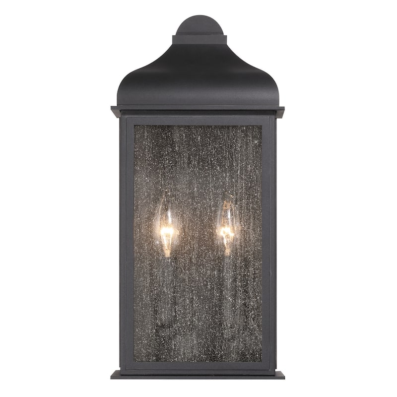 Artcraft Madrid - Outdoor Wall Sconce - Clear Glass Shade