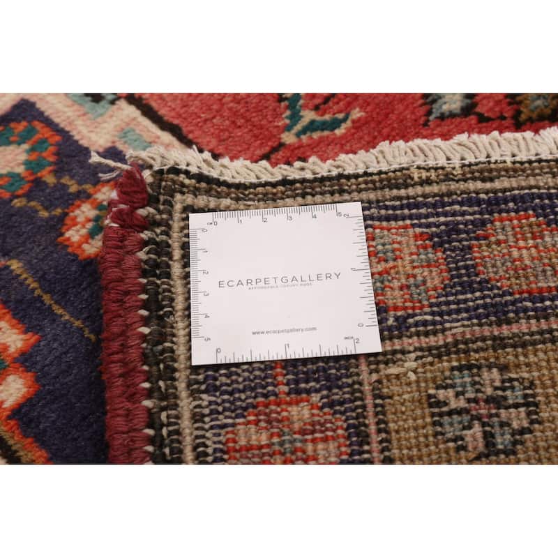 ECARPETGALLERY Hand-knotted Konya Anatolian Red Wool Rug - 4'10 x 12'5