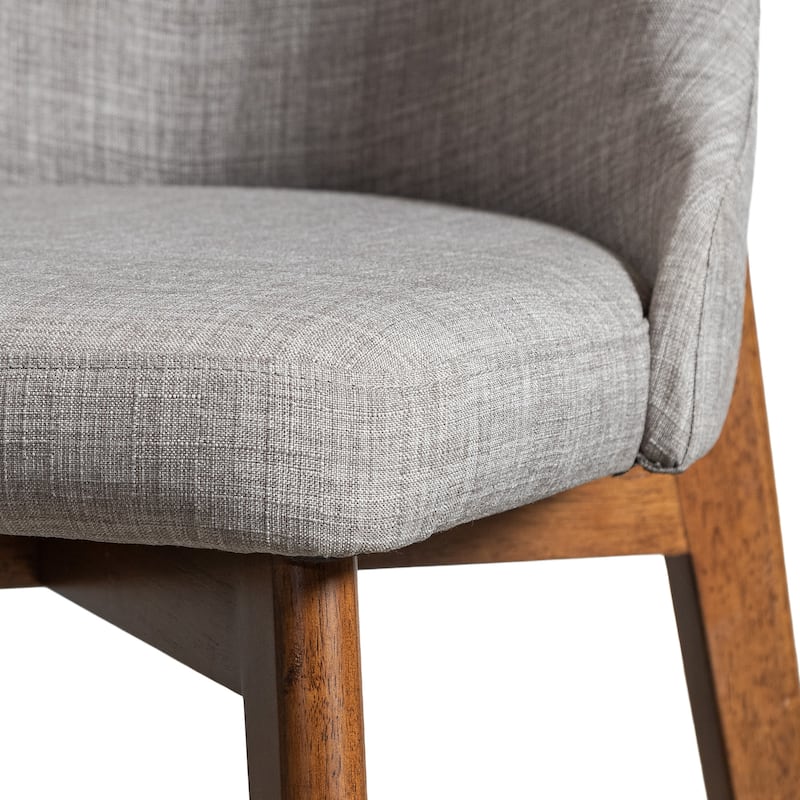 Upholstered Side Chair Dining Chairs Kitchen Chairs with Wood Legs Set of 2