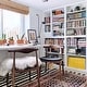 preview thumbnail 3 of 58, Set of 2 Kennedy Elbow Chairs Farmhouse Wooden Dining Chairs With PU Leather Or Fabric Cushion Seat, Modern Accent Side Chairs