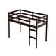 preview thumbnail 12 of 16, Rubber Wooden Twin Loft Bed with Ladder