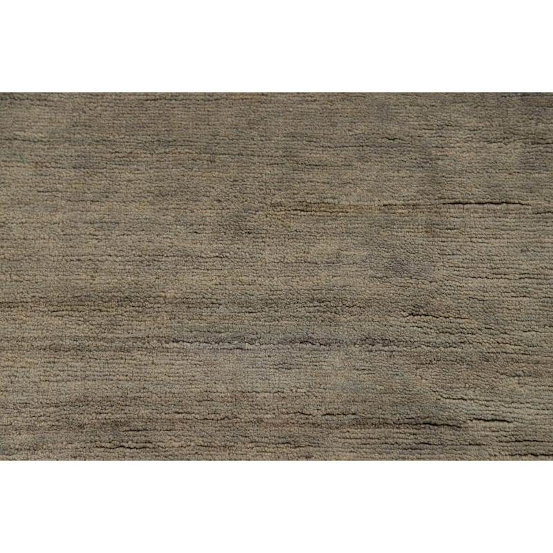 Hand Knotted Oriental 100% Wool Carpet Modern Modern Multi-Colored Gabbeh Area Rug - 3' 11'' X 2' 5''