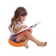 preview thumbnail 6 of 6, Bouncyband Little Wiggle Seat Sensory Cushion, Orange