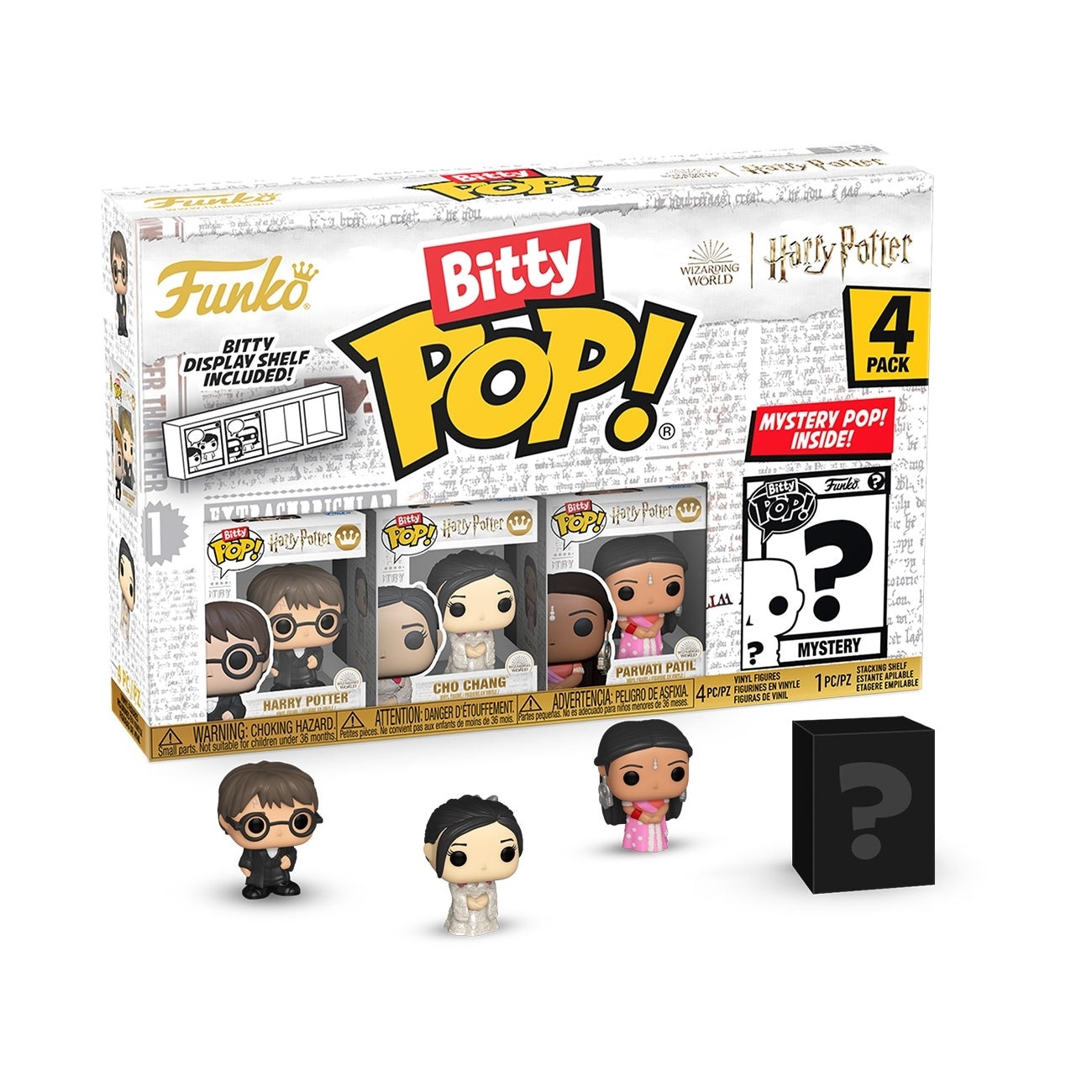 Funko POP! Bitty Harry Potter, 4-Pack, Series 1 - Multi-Color