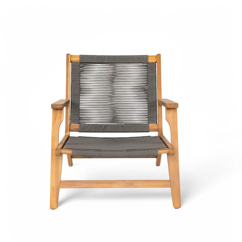 Christopher Knight Home- Blake Outdoor Acacia Patio Club Chair Set of 2