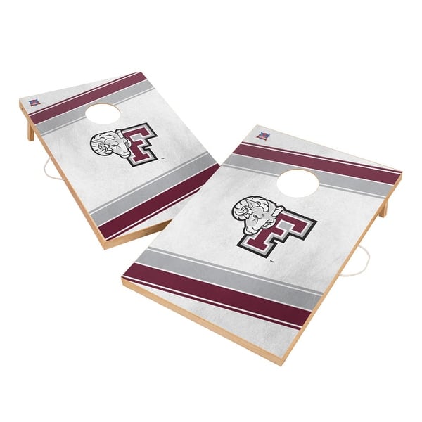 slide 2 of 5, Fordham University Rams Regulation 2x4 Cornhole Set
