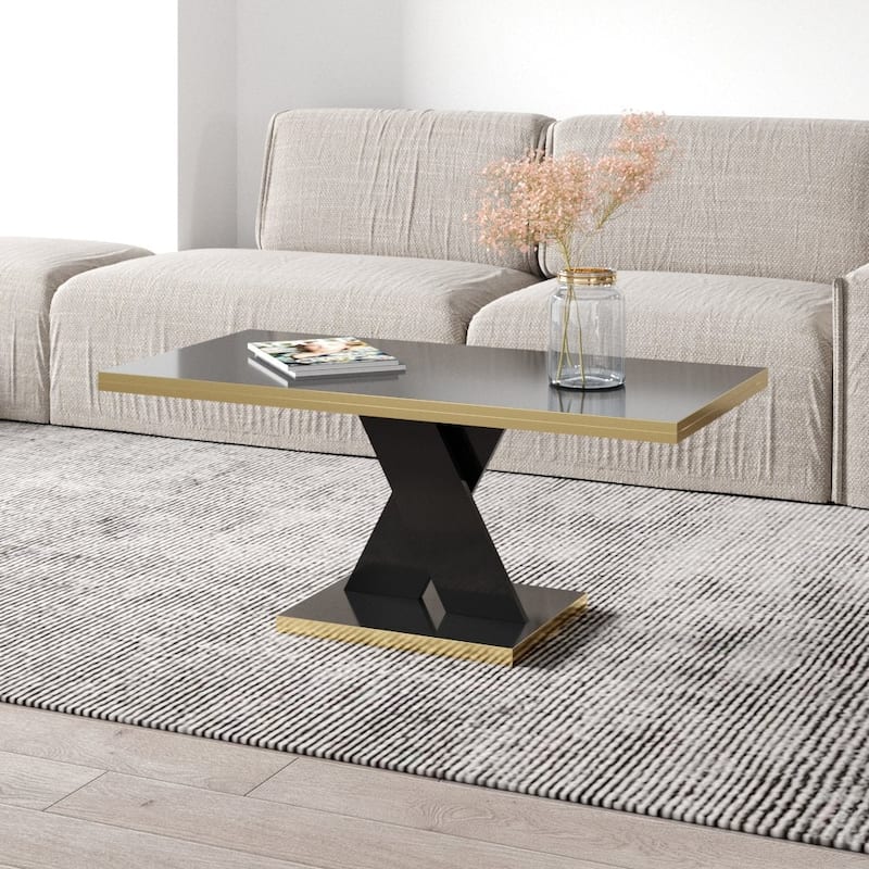 Cross 47" Coffee Table