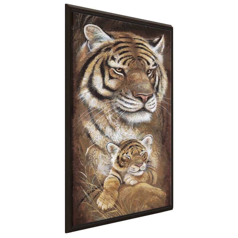 "Maternal Instinct" by Ruane Manning Print on Floating Canvas