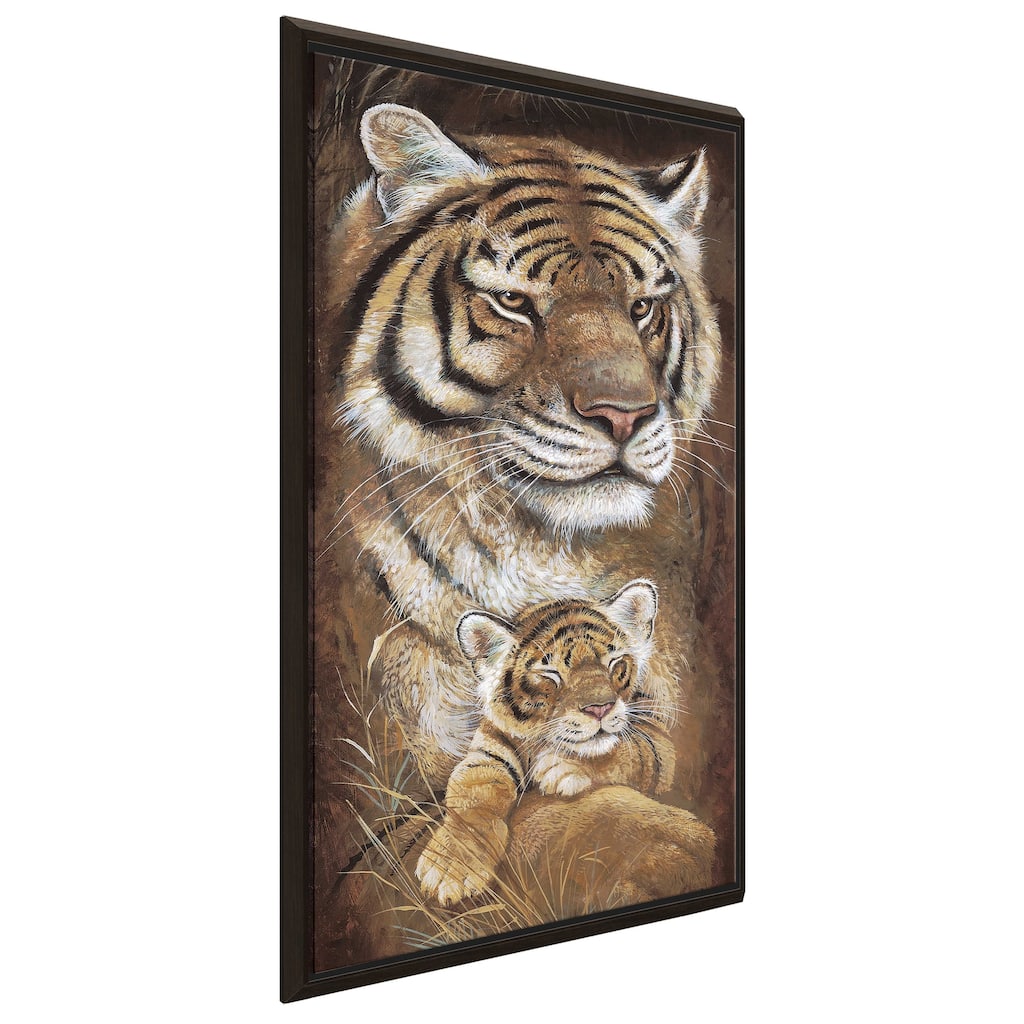 "Maternal Instinct" by Ruane Manning Print on Floating Canvas