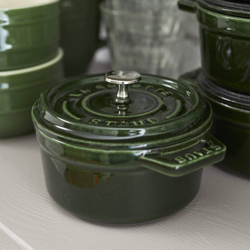 STAUB Cast Iron 0.25-qt Mini Round Cocotte